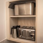 4 Toasts auf einmal. Keiner muss Warten. 